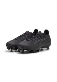 Puma - Buty piłkarskie ULTRA 5 PRO FG/AG PUMA Black White. Kolor: wielokolorowy, czarny, biały. Sport: piłka nożna #1