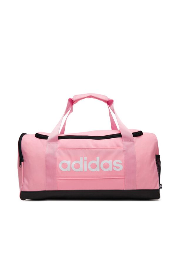 Adidas - adidas Torba Linear Duffel Small JX9041 Różowy. Kolor: różowy. Materiał: materiał
