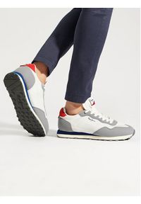 Pepe Jeans Sneakersy Natch Basic M PMS40010 Biały. Kolor: biały. Materiał: materiał #6