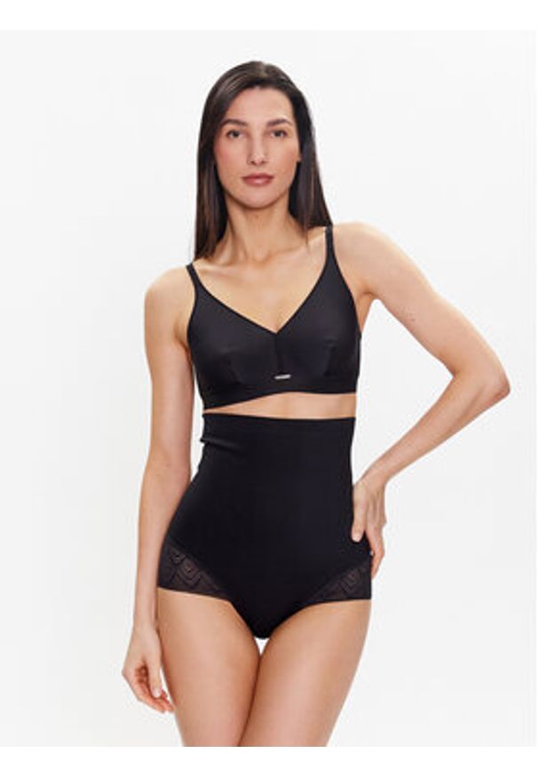 Chantelle Biustonosz bezfiszbinowy Bare Essential C15N20 Czarny. Kolor: czarny. Materiał: syntetyk