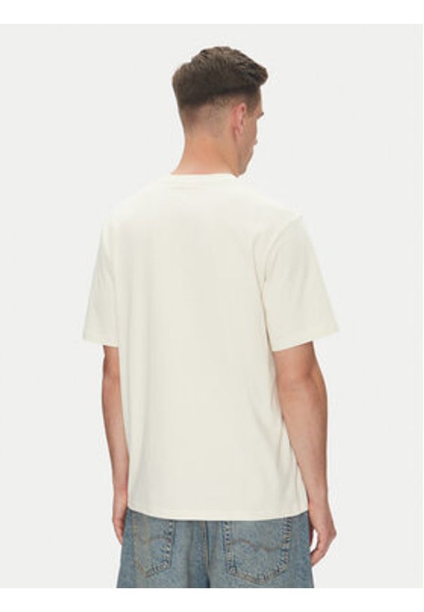 Jack & Jones T-Shirt Hydra 12277248 Beżowy Relaxed Fit. Kolor: beżowy. Materiał: bawełna