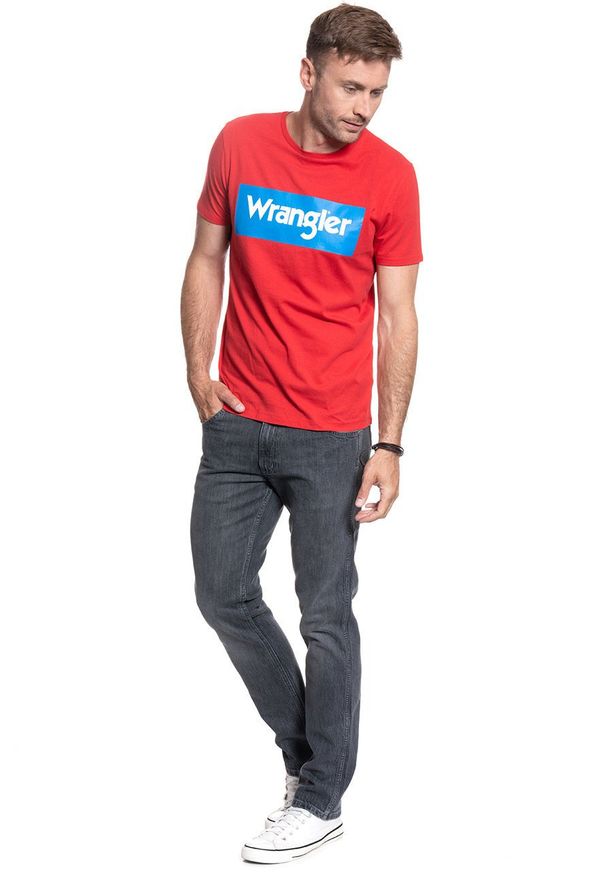 Wrangler - WRANGLER SS LOGO TEE FORMULA RED W742FKXWO 112131089