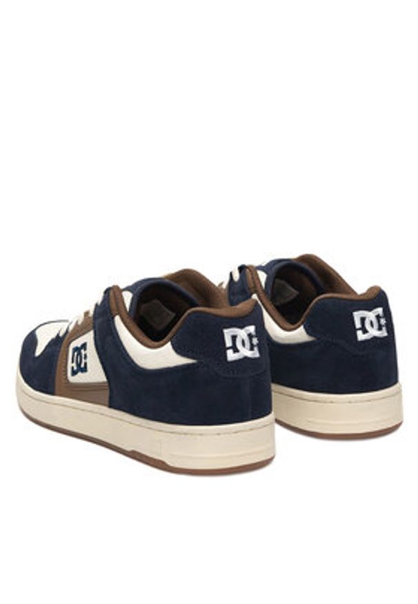 DC Sneakersy MANTECA 4 ADYS100765-TBN Granatowy. Kolor: niebieski. Materiał: skóra, zamsz