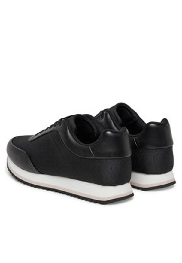 Calvin Klein Sneakersy Runner Lace Up - Jacq HW0HW02413 Czarny. Kolor: czarny. Materiał: materiał