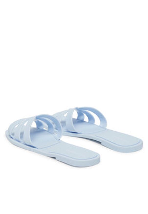 Karl Lagerfeld - KARL LAGERFELD Klapki Jelly IV KL80025 Błękitny. Kolor: niebieski. Materiał: syntetyk