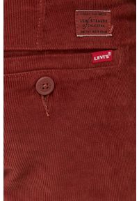 Levi's® - Levi's Spodnie sztruksowe męskie. Okazja: na spotkanie biznesowe. Kolor: pomarańczowy. Materiał: sztruks. Styl: biznesowy