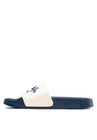 Adidas - adidas Klapki adilette Shower GW8748 Écru. Materiał: skóra