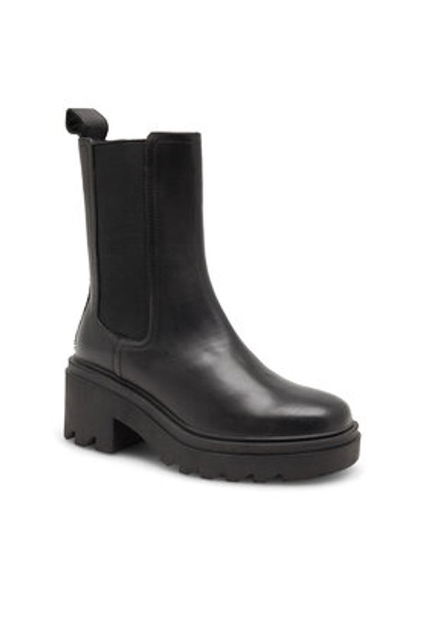 Gino Rossi Botki CIRCE-RST-02G Czarny. Kolor: czarny. Materiał: skóra