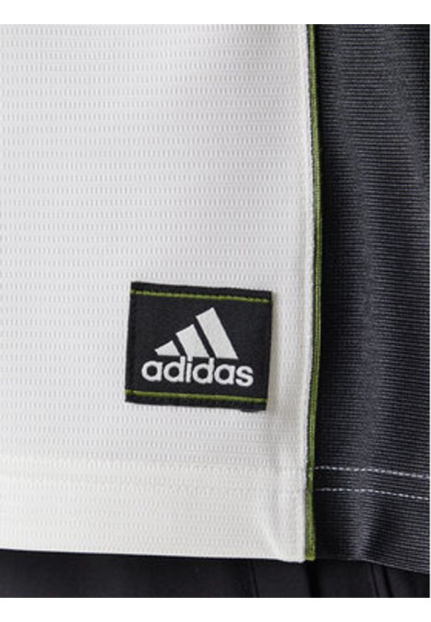 Adidas - adidas T-Shirt Football JY2762 Biały Oversize. Kolor: biały. Materiał: syntetyk
