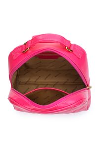 Wittchen - Damski plecak z geometrycznie pikowanym przodem różowy. Kolor: różowy. Materiał: skóra ekologiczna. Wzór: geometria #3