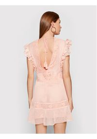 Pinko Sukienka letnia Omegna 1G17H7 Y7UZ Różowy Regular Fit. Kolor: różowy. Materiał: bawełna. Sezon: lato #3