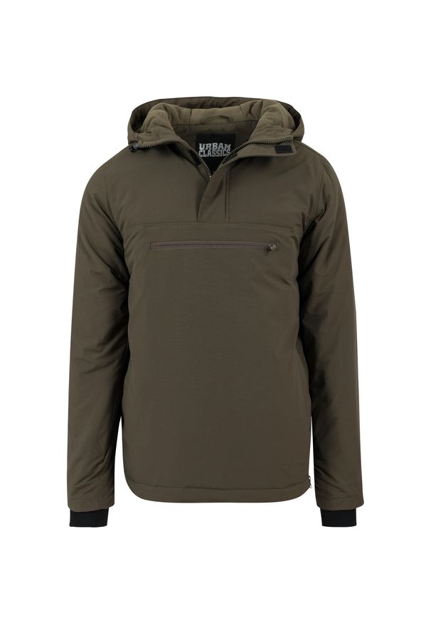 Urban Classics - Parka Urban Classic ded pull over. Kolor: zielony. Sezon: zima