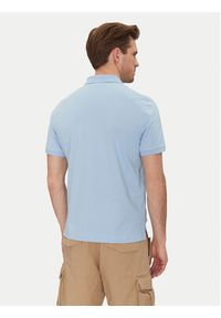 GANT - Gant Polo Shield Piqué 2210 Błękitny Regular Fit. Typ kołnierza: polo. Kolor: niebieski. Materiał: bawełna