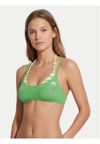 Roxy Góra od bikini Bralette ERJX305733 Zielony. Kolor: zielony. Materiał: syntetyk #1