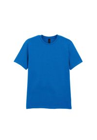 GILDAN - Bawełniana Koszulka Unisex Dla Dorosłych W Miękkim Stylu. Kolor: niebieski. Materiał: bawełna
