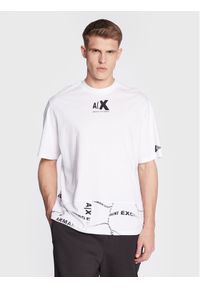 Armani Exchange T-Shirt 3RZMFE ZJ8EZ 21BX Biały Relaxed Fit. Kolor: biały. Materiał: bawełna