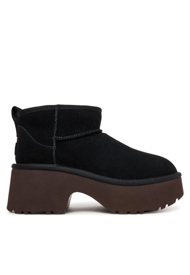 Ugg Śniegowce W Classic Ultra Mini 1158311 Czarny. Kolor: czarny. Materiał: skóra