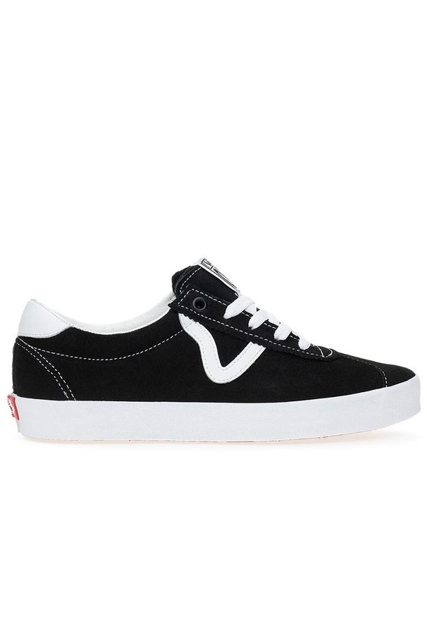 Buty Vans Sport Low VN000CQRBZW1M - czarne. Zapięcie: pasek. Kolor: czarny. Materiał: zamsz, skóra, guma. Szerokość cholewki: normalna. Sezon: lato