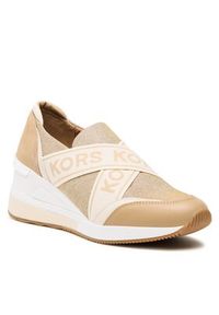 MICHAEL Michael Kors Sneakersy Geena Slip On Trainer 43F3GNFP2D Brązowy. Zapięcie: bez zapięcia. Kolor: brązowy. Materiał: materiał