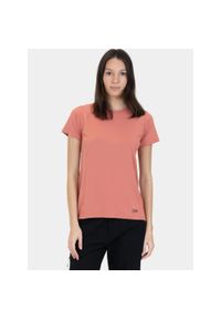 MOUNTAIN HARDWEAR - Koszulka sportowa damska Mountain Hardwear Crater Lake. Kolor: czerwony. Materiał: materiał. Długość rękawa: krótki rękaw. Długość: krótkie. Sport: turystyka piesza #1