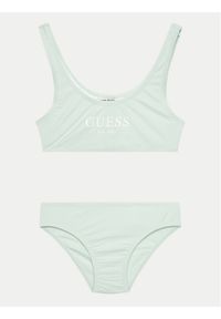 Guess Strój kąpielowy J4GZ04 KCA60 Zielony. Kolor: zielony. Materiał: syntetyk