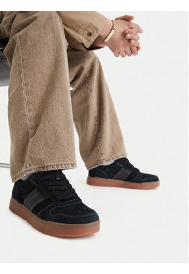 G-Star RAW - G-Star Raw Sneakersy CEO-SANDER-01 Czarny. Kolor: czarny. Materiał: skóra, zamsz