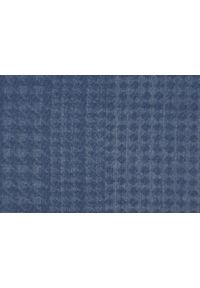 Lekki Szalik Wiosenno-Jesienny - Teer - Ciemnoniebieski w Kratę. Okazja: na spacer. Kolor: niebieski. Materiał: poliester. Sezon: wiosna, jesień. Styl: elegancki #3