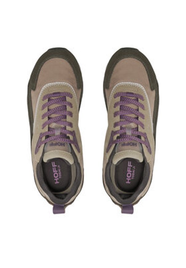 HOFF Sneakersy Todai Ji 22406004 Brązowy. Kolor: brązowy. Materiał: zamsz, skóra
