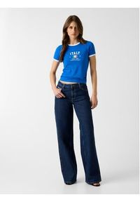 Guess Jeans T-Shirt 183096 Niebieski Classic Fit. Kolor: niebieski #3