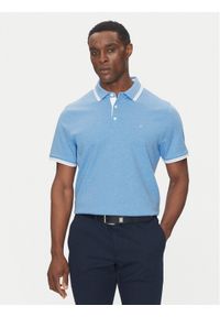 Michael Kors Polo CS2512720B Niebieski Regular Fit. Typ kołnierza: polo. Kolor: niebieski. Materiał: bawełna #1