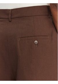 Weekend Max Mara Bermudy Ecuba 2615141022 Brązowy Loose Fit. Kolor: brązowy. Materiał: bawełna #5