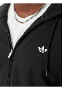Adidas - adidas Bluza Trefoil Essentials KS8941 Czarny Loose Fit. Kolor: czarny. Materiał: bawełna #4