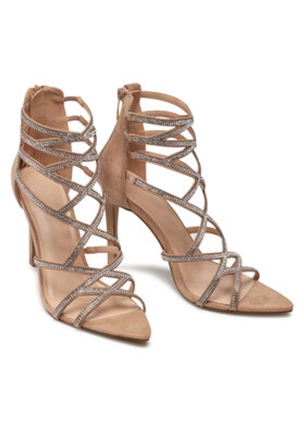 Jenny Fairy Sandały WYL2996-4 Beżowy. Kolor: beżowy. Materiał: materiał