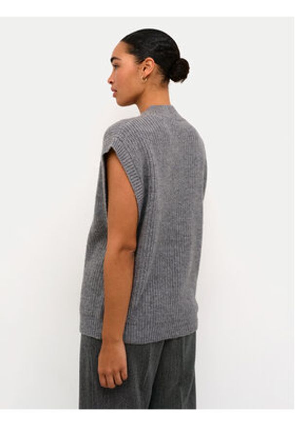 Kaffe Kardigan Nellia 10508966 Szary Regular Fit. Kolor: szary. Materiał: syntetyk