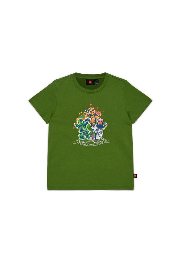 Koszulka Dziecięca LEGO NINJAGO Tano 208 Zielona. Kolor: zielony