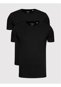 Jack & Jones Komplet t-shirtów Basic Crew Neck 12133913 Czarny Regular Fit. Kolor: czarny. Materiał: bawełna #1