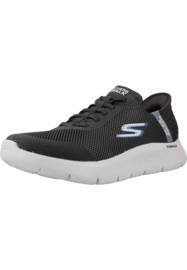 skechers - Tenisówki Skechers Model Slip Ins: Go Walk Kolor Czarny. Kolor: czarny. Materiał: syntetyk, tkanina, materiał. Szerokość cholewki: normalna. Sport: turystyka piesza