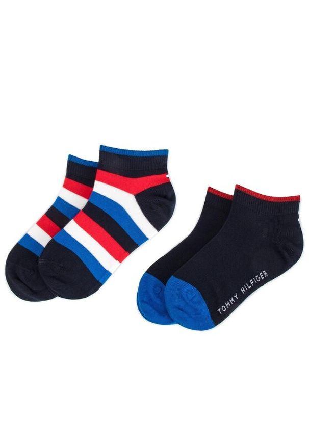 TOMMY HILFIGER - Tommy Hilfiger Skarpety długie 354010001 Granatowy. Kolor: niebieski. Materiał: materiał