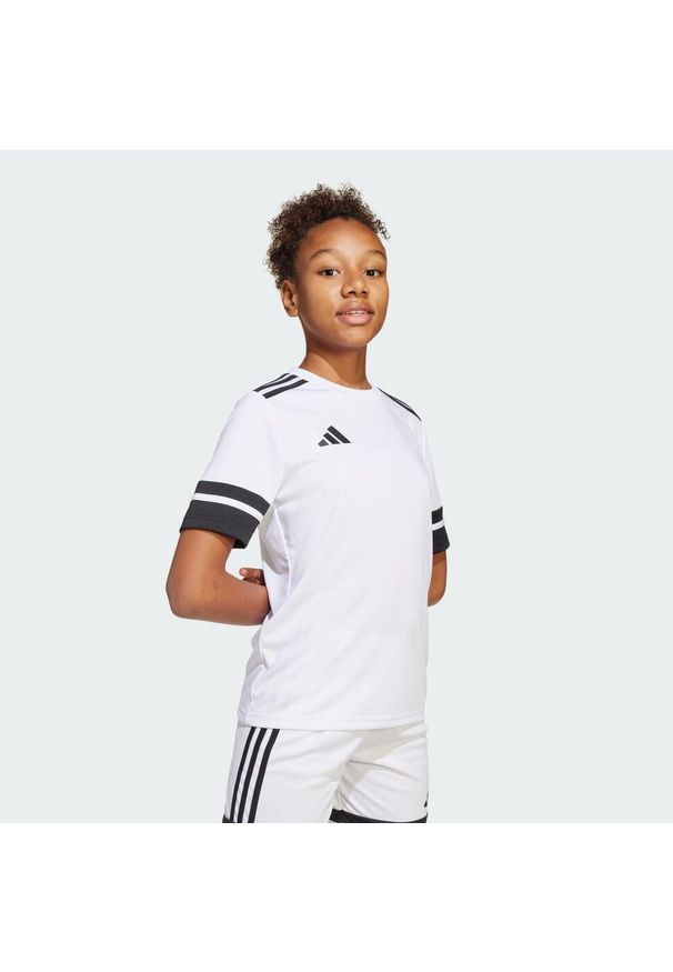 Adidas - Koszulka Squadra 25 Kids. Kolor: czarny, biały, wielokolorowy. Materiał: materiał. Sport: piłka nożna