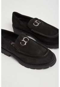 Mokasyny męskie zamszowe CESARE CASADEI. Materiał: zamsz #2