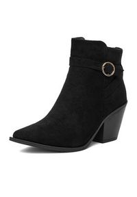 DeeZee Botki 3030 Czarny. Kolor: czarny. Materiał: materiał #5