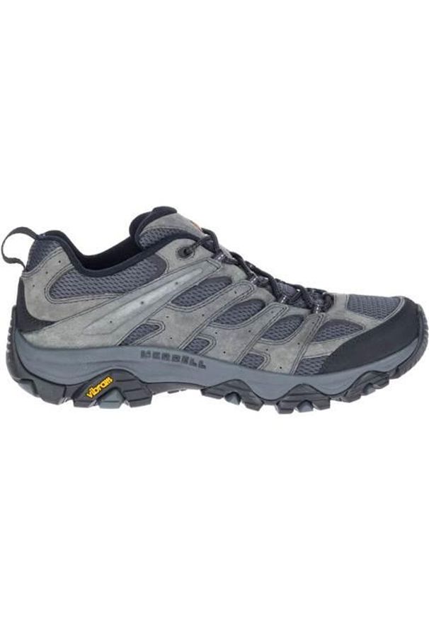 Buty trekkingowe męskie Merrell Moab 3 Ventilator. Zapięcie: sznurówki. Kolor: szary. Materiał: materiał, syntetyk, tkanina. Szerokość cholewki: normalna. Sport: turystyka piesza