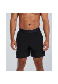 Spodenki treningowe męskie TYR SOL SHORT UNLINED 7". Kolor: czarny. Sport: turystyka piesza #1