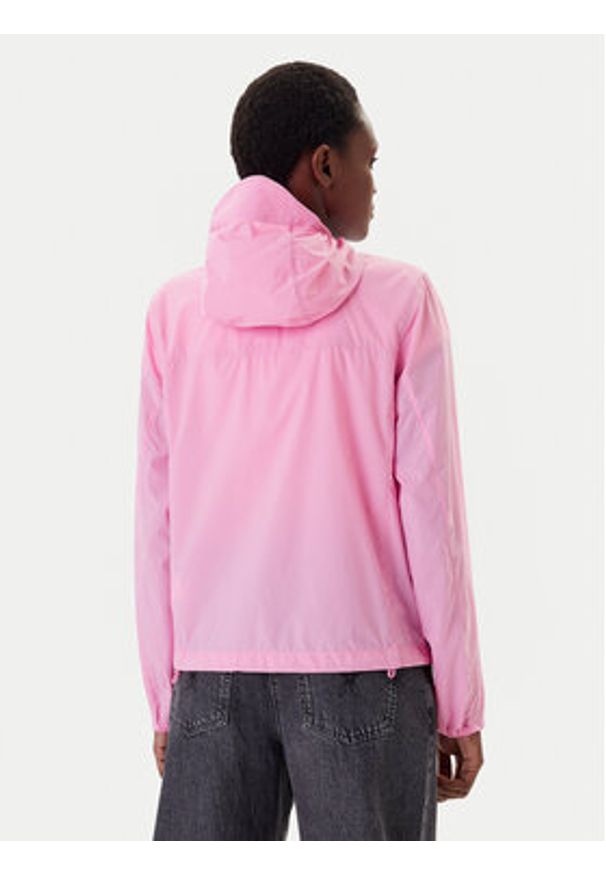 Tommy Jeans Wiatrówka DW0DW21188 Różowy Regular Fit. Kolor: różowy. Materiał: syntetyk