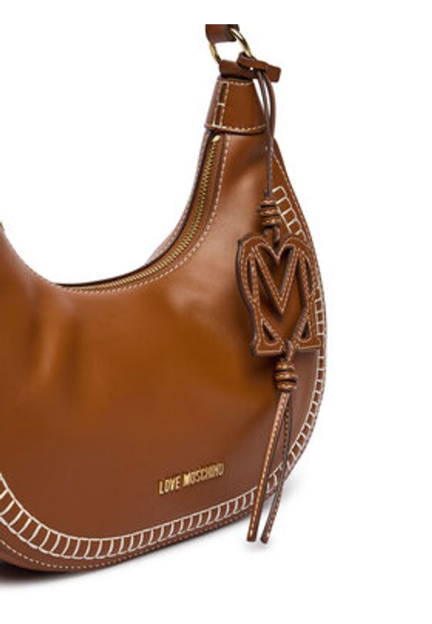 Love Moschino - LOVE MOSCHINO Torebka JC4095PP1OLI0200 Brązowy. Kolor: brązowy. Materiał: skórzane