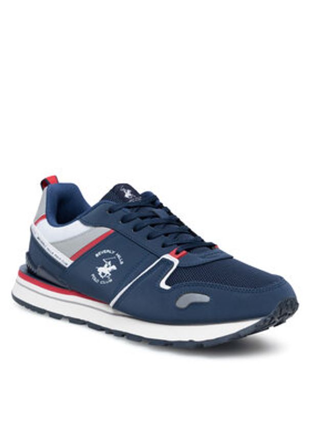 Beverly Hills Polo Club Sneakersy V5-6140 Granatowy. Kolor: niebieski. Materiał: materiał