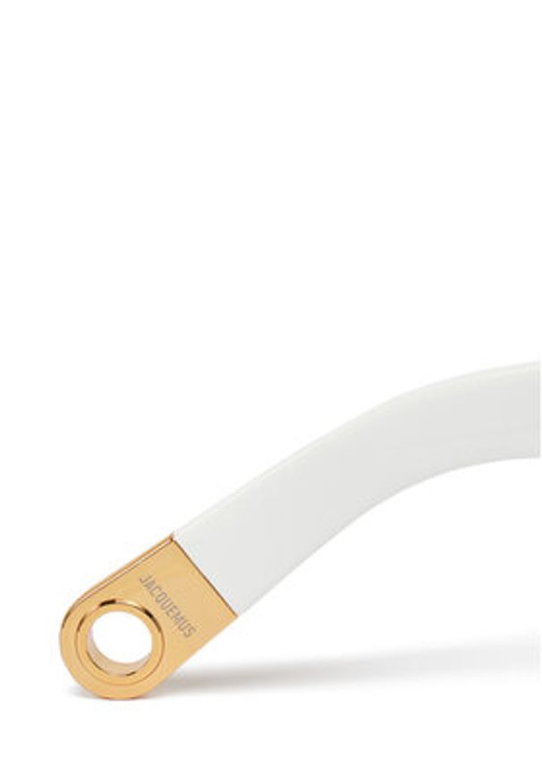 JACQUEMUS Okulary przeciwsłoneczne JAC5C2SUN Biały. Kolor: biały
