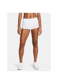 Spodenki do biegania damskie Under Armour Launch Pro 2''. Kolor: biały. Sport: bieganie