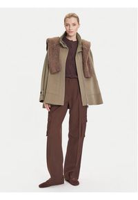 MAX&Co. Płaszcz wełniany Letizia 2526086071200 Szary Oversize. Kolor: szary. Materiał: wełna #3