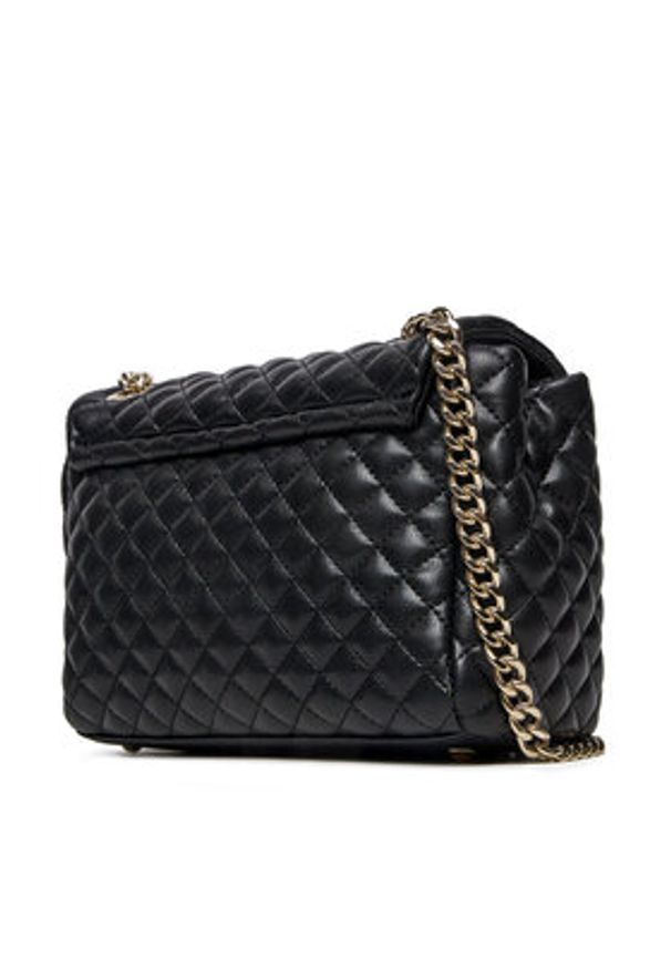 Guess Torebka HWEQG9 54121 Czarny. Kolor: czarny. Materiał: skórzane